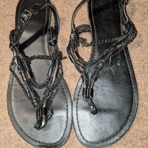 Black sandals